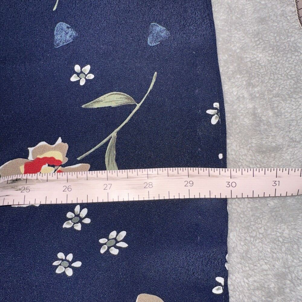 Vintage Maggie Lawrence Floral Midi Skirt Women Lightweight Boho Cottagecore Sz0 - Picture 4 of 7